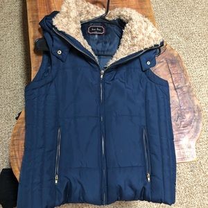 Navy blue vest